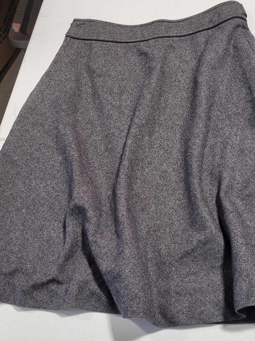 Merona Heathered Gray Circle Skirt - Picture 3 of 3